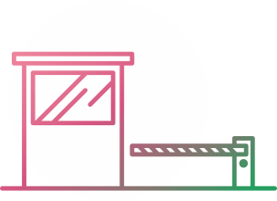 enstance-gate-with-security-cabbin Enstance gate with security cabbin